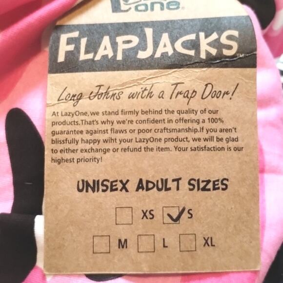 NEW Lazy One Pink Camo Deeriare 1 Piece Footless Trap Door Union Suit Unisex S - Picture 7 of 8